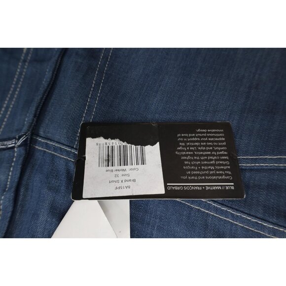 Deadstock Vintage 90s Marithe Francois Girbaud Mens 32 Baggy Denim Jean Shorts - Picture 8 of 16